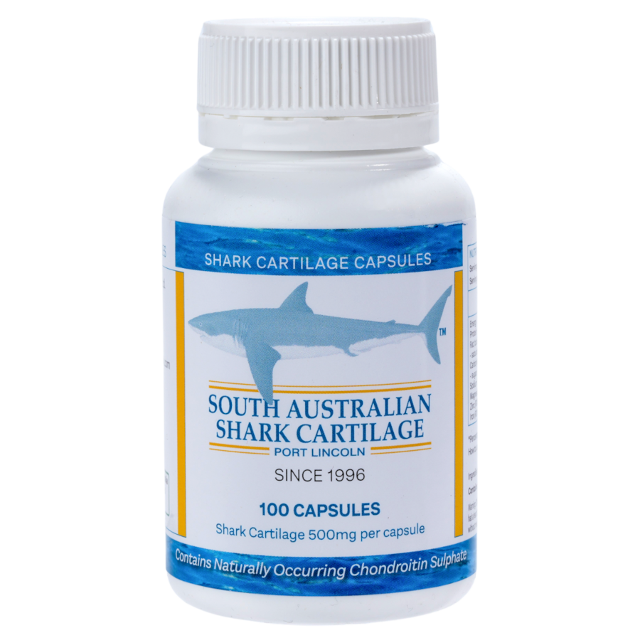 South Australian Shark Cartilage - 100 Capsules 500mg